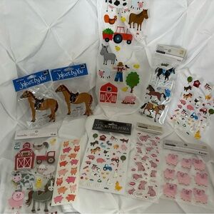 Farm / Barn / Horse Scrapbook Stickers